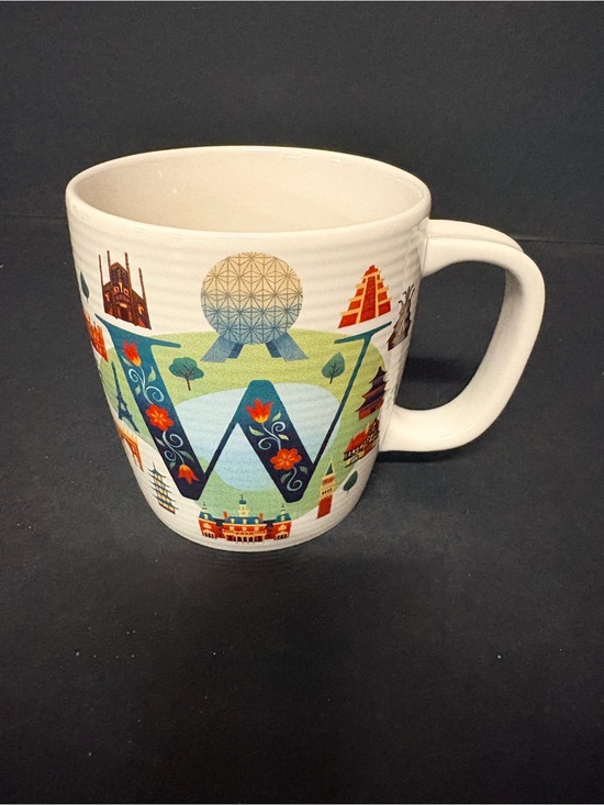 Disney Other - Disney ABC collector mug “W” for the Epcot